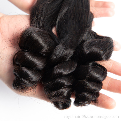 Factory Price Twist Curly Hair Weave , Unprocessed 100% Natural Virgin Fumi Curly Human Hair Extension